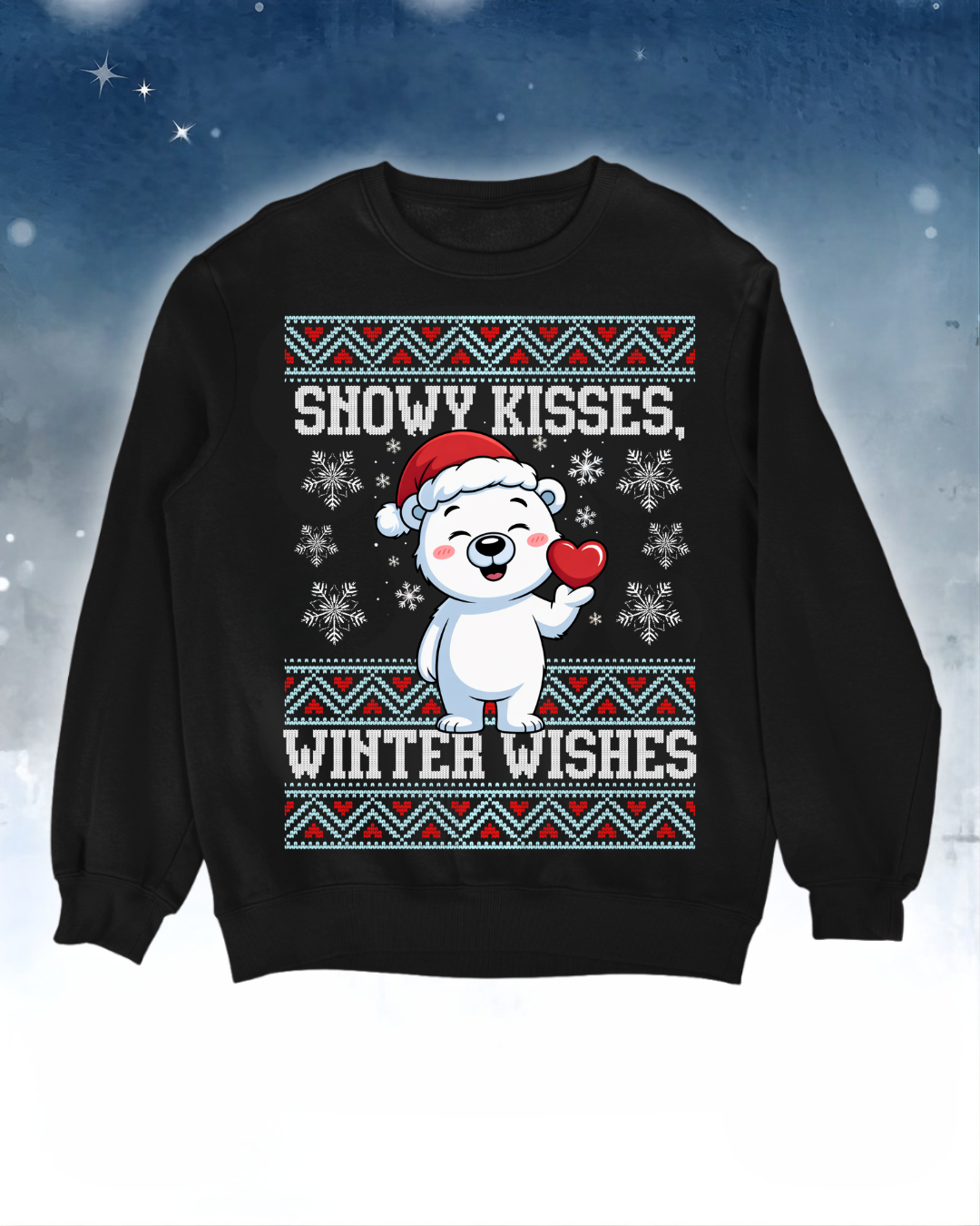 Snowy Kisses - Ugly Sweater