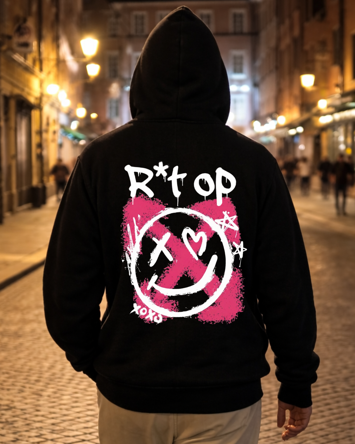 R*t op - Hoodie Unisex Backprint NL.