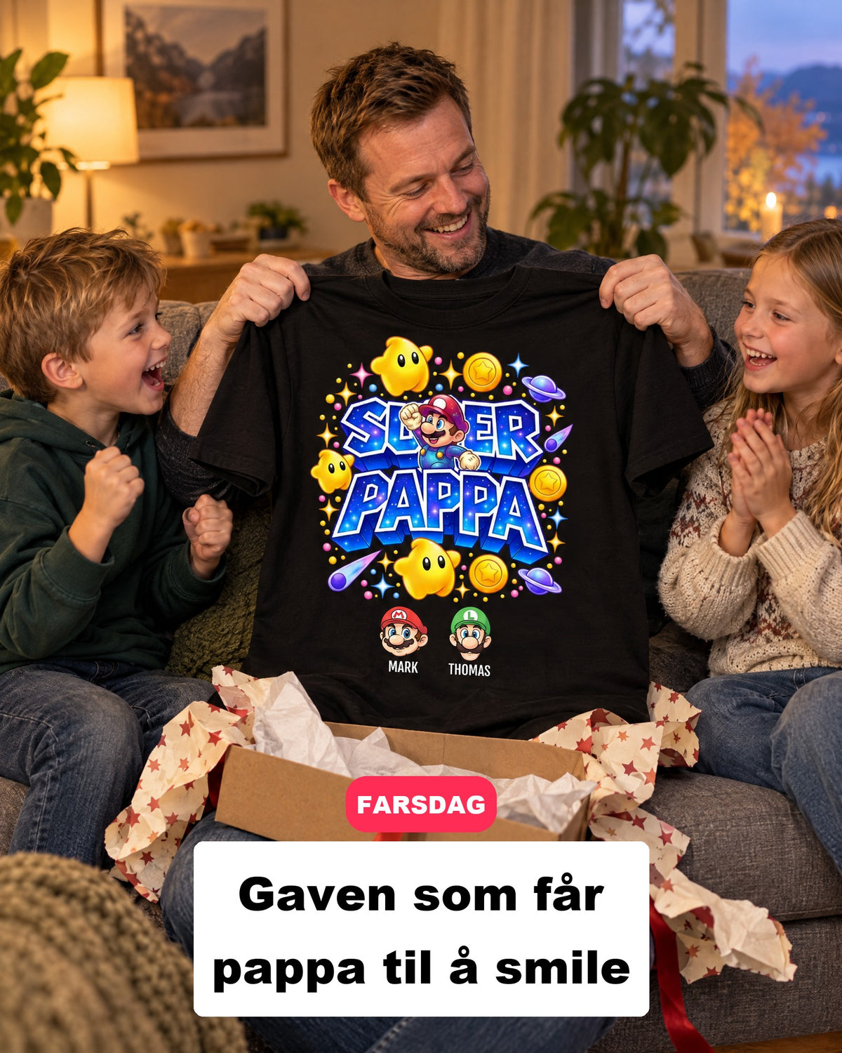 Super Pappa Universe - Shirt Unisex Custom