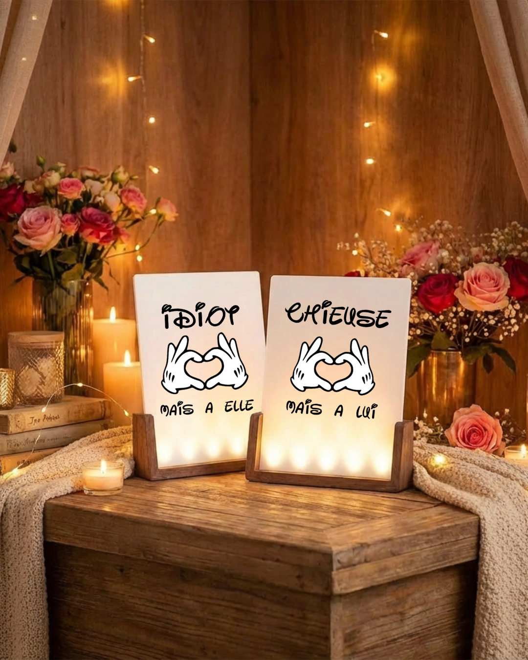 Psycho / Chieuse - illuminated Picture Frame FR.