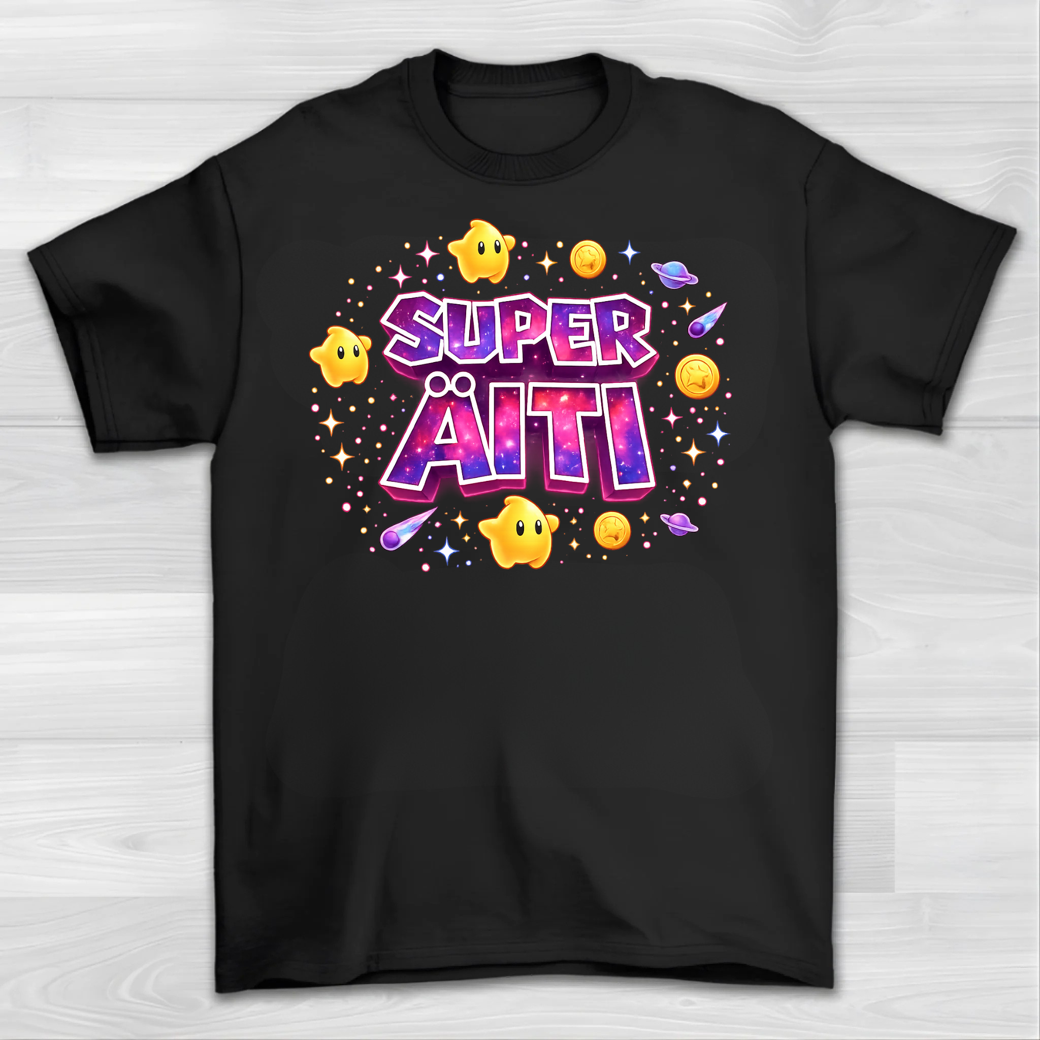 Super Äiti Galaxy - Shirt Unisex