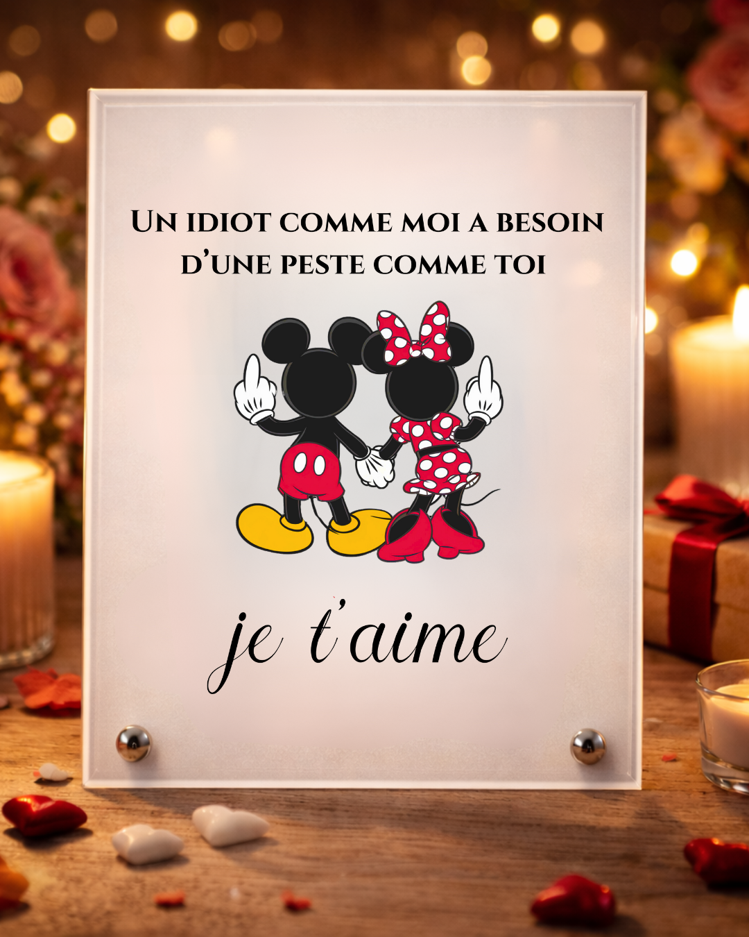 love her - glass stand FR.