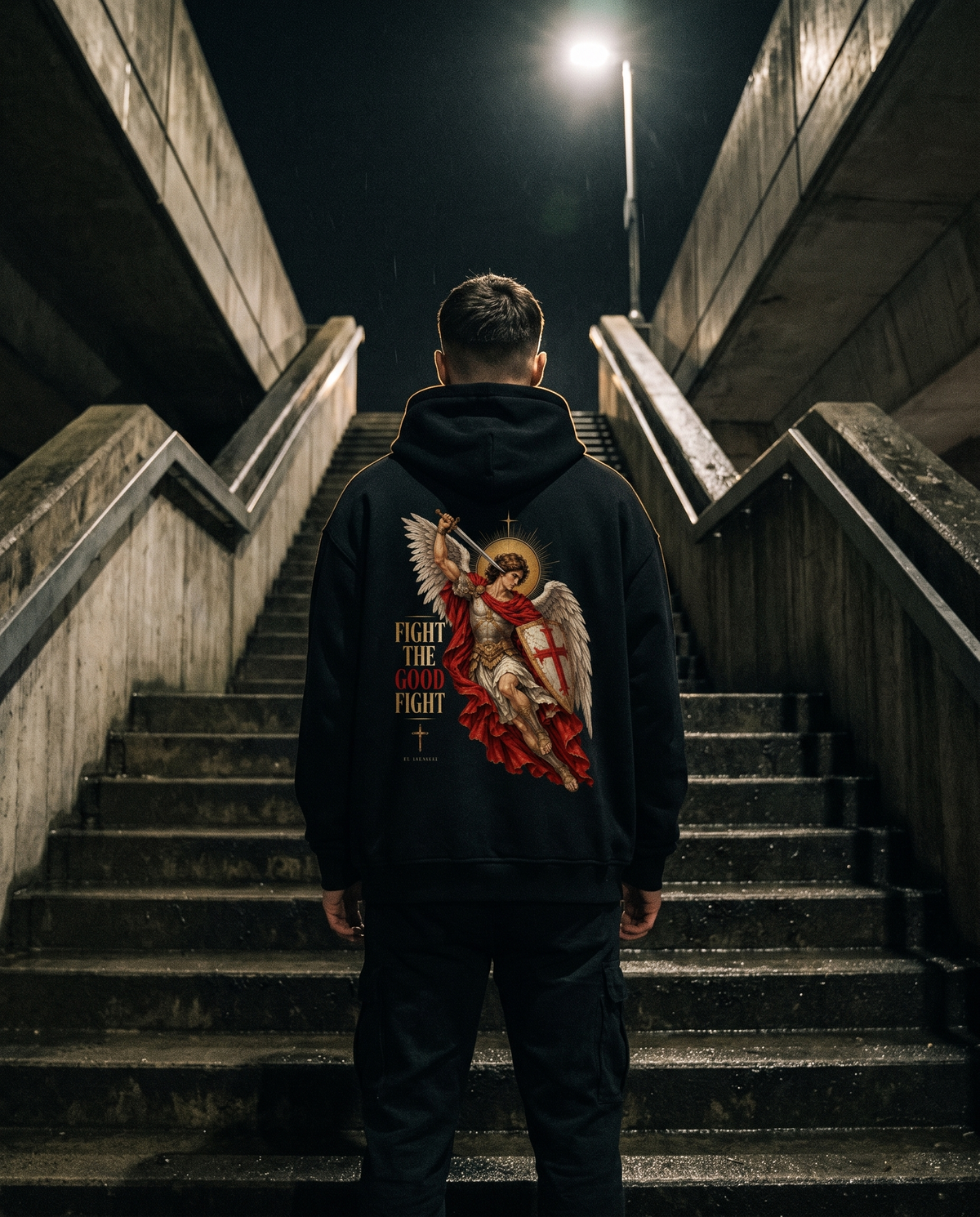 FIGHT THE GOOD FIGHT - OVERSIZED HOODIE