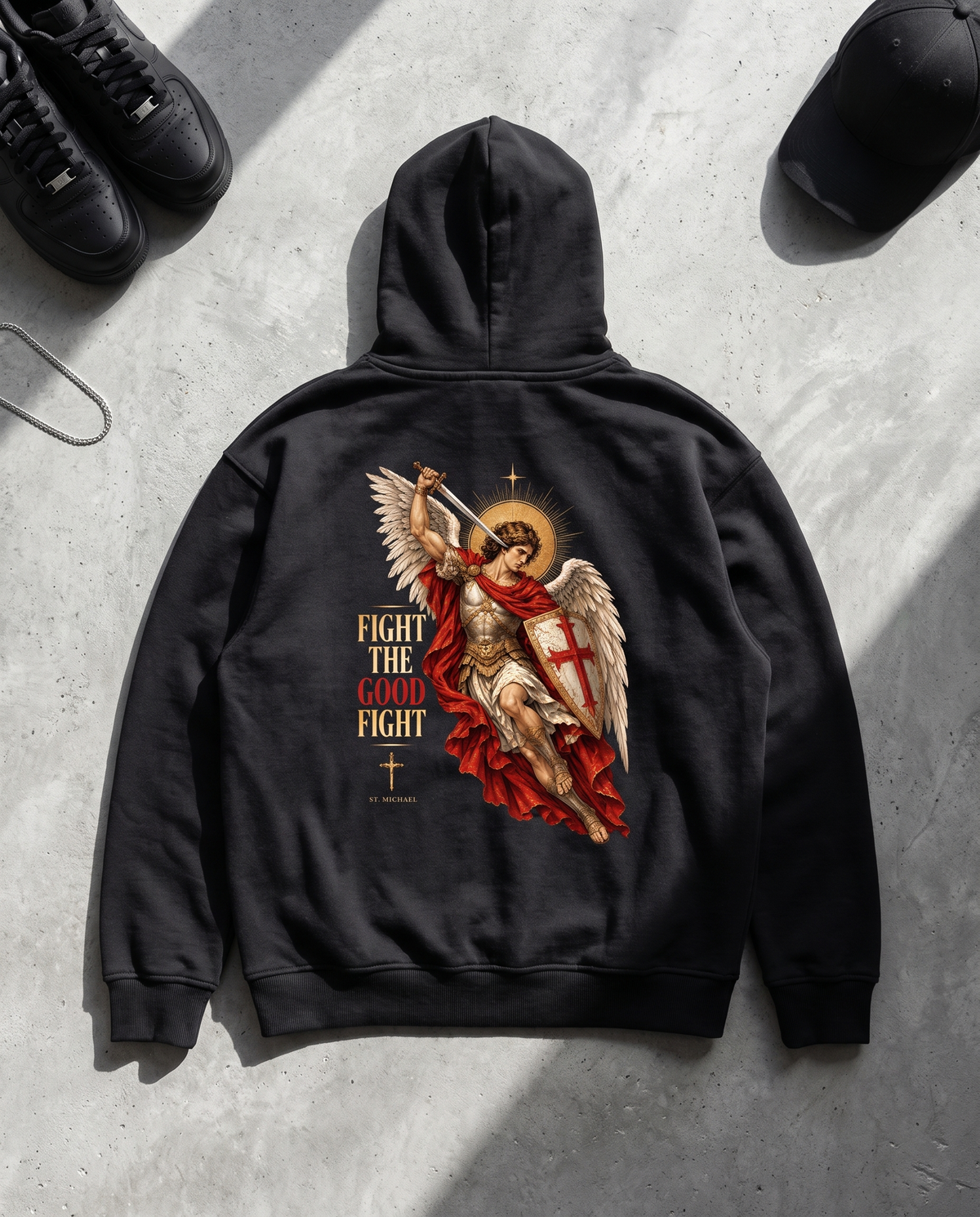 FIGHT THE GOOD FIGHT - OVERSIZED HOODIE