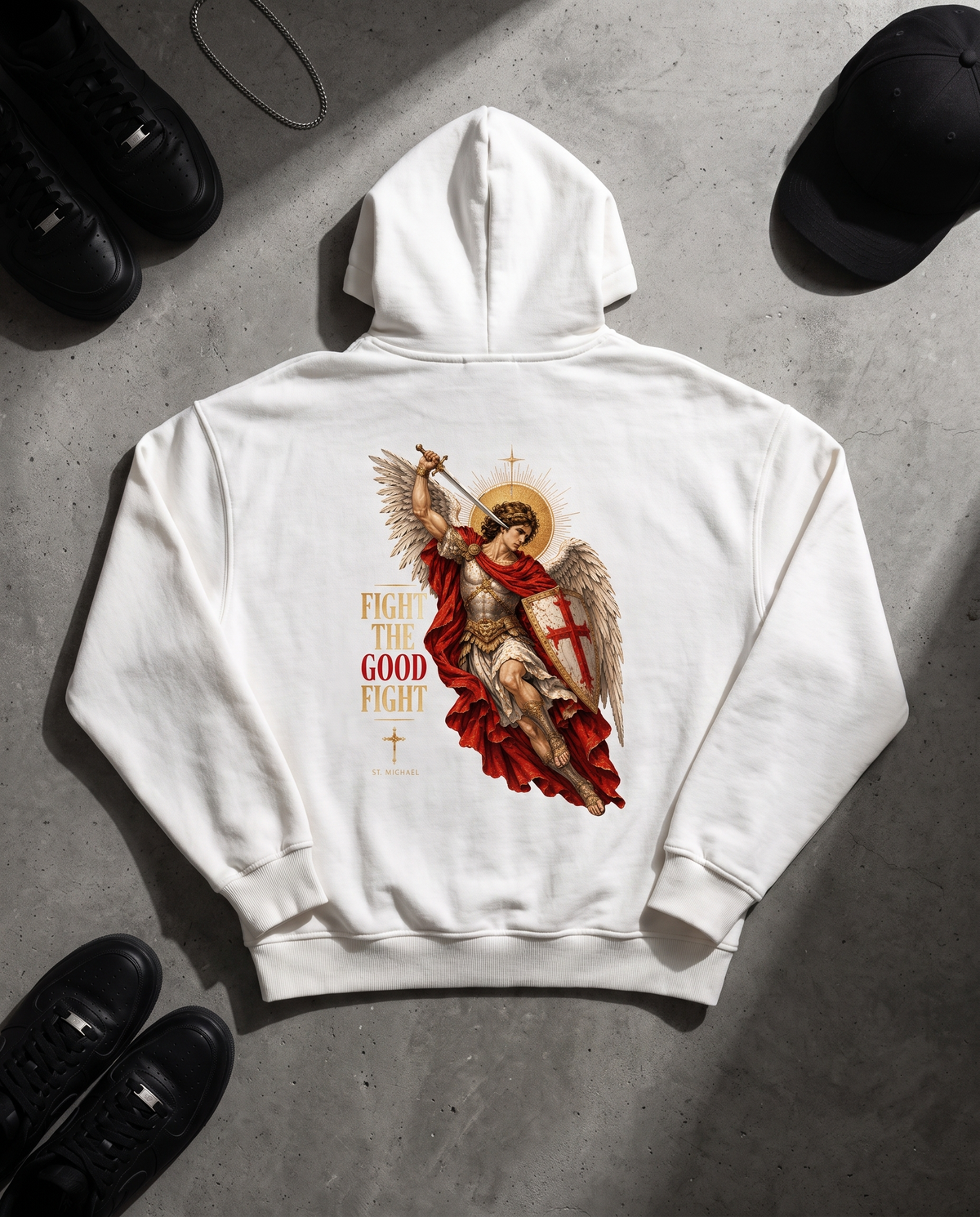 FIGHT THE GOOD FIGHT - OVERSIZED HOODIE
