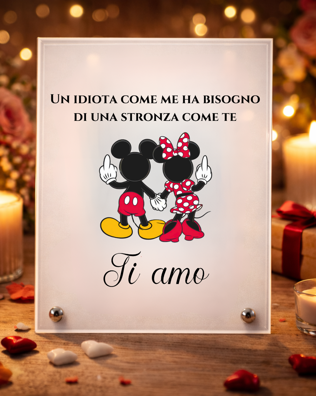 love her - glass stand IT.